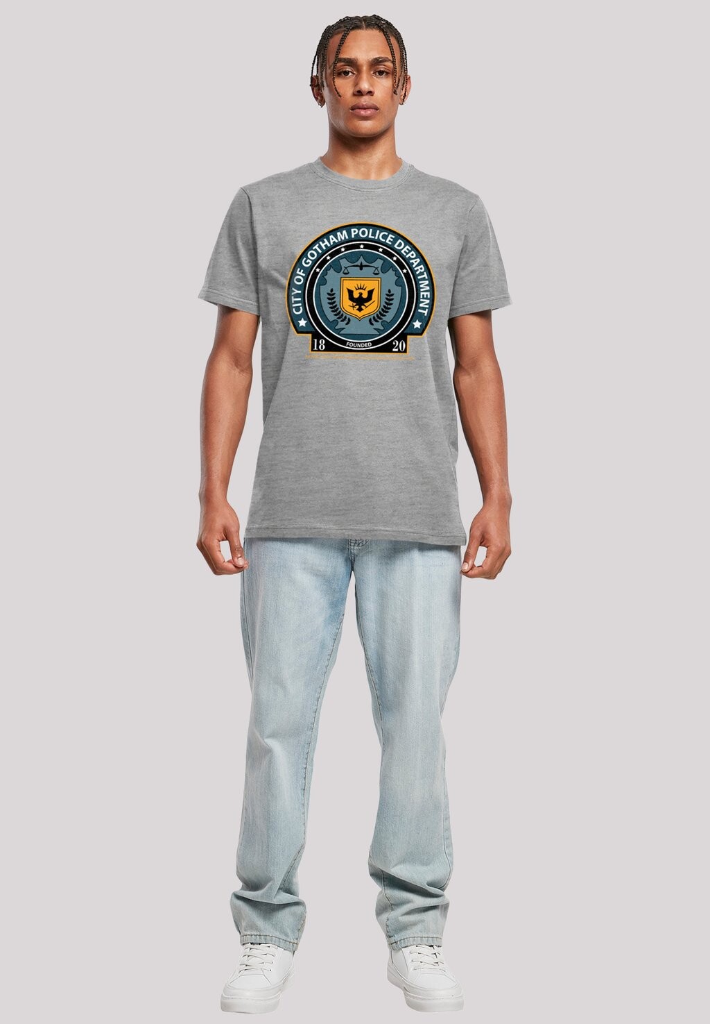 Футболка с принтом DC COMIS SUPERHELDEN BATMAN GOTHAM POLICE DEPT F4NT4STIC, серый
Футболка с принтом DC COMIS SUPERHELDEN BATMAN GOTHAM POLICE DEPT F4NT4STIC, серый