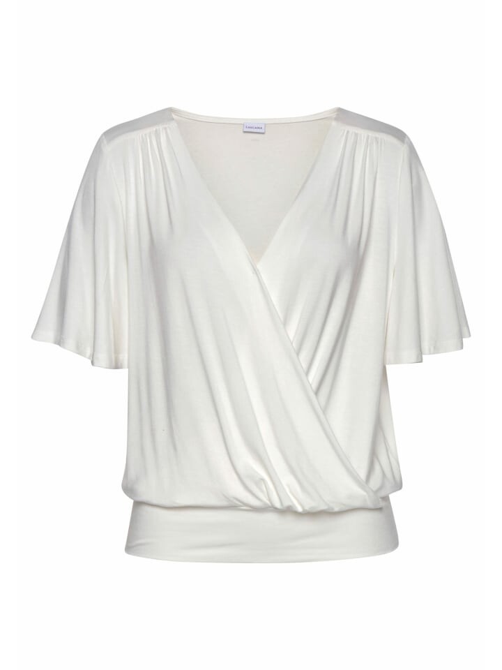 Футболка LASCANA, кремовый
Футболка LASCANA, кремовый