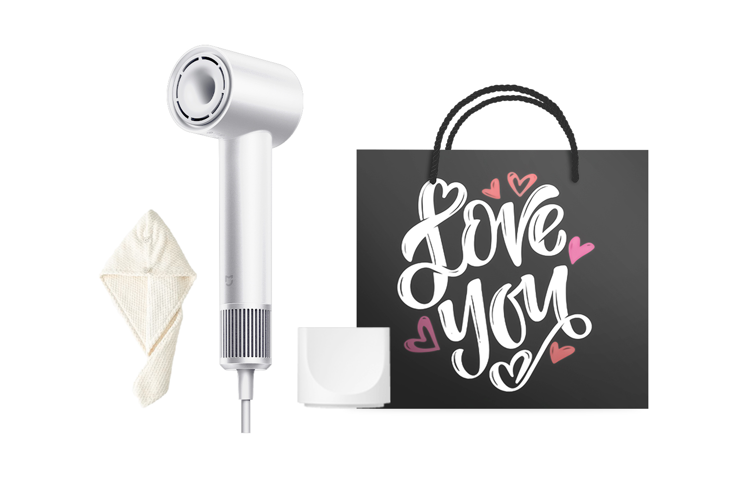 Фен для волос Mi, Cloudy White Lover's Beloved Gift Box
Фен для волос Mi, Cloudy White Lover's Beloved Gift Box