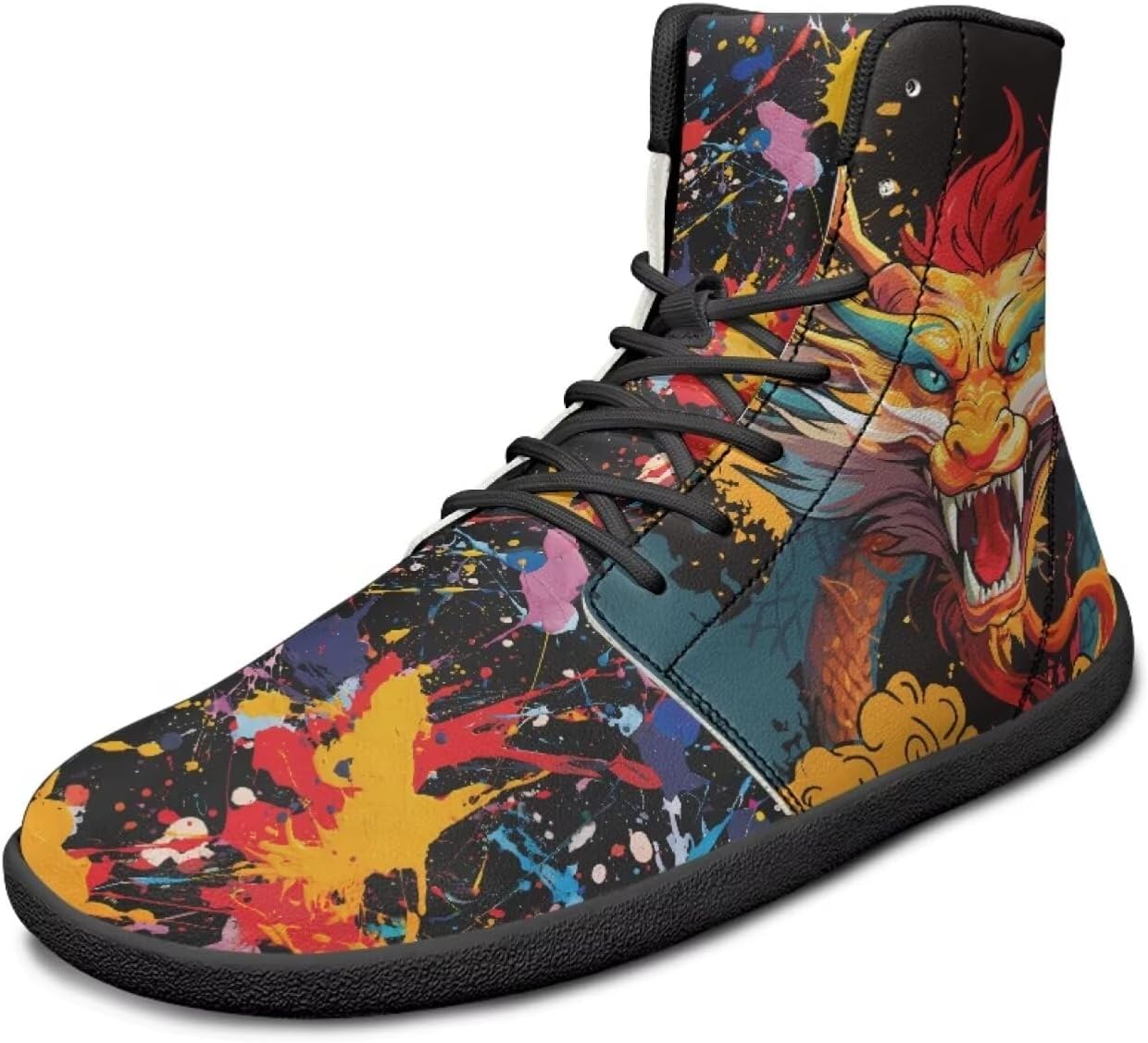 Кроссовки JoyLamoria унисекс с высокой посадкой, в стиле мандалы, кожаные, на шнуровке, удобные повседневные модные кроссовки, Colorful Dragon
Кроссовки JoyLamoria унисекс с высокой посадкой, в стиле мандалы, кожаные, на шнуровке, удобные повседневные модные кроссовки, Colorful Dragon