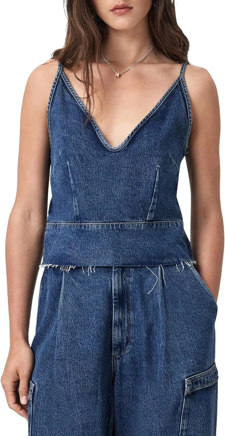 AllSaints Женский топ Lilah из денима
AllSaints Женский топ Lilah из денима