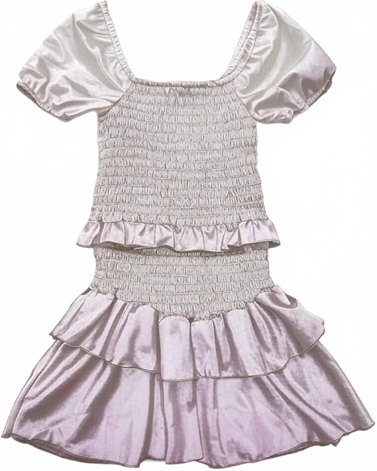 Лавандеровое сатиновое платье со сборкой для девочек-подростков Cheryl Creations, лавандовый
Лавандеровое сатиновое платье со сборкой для девочек-подростков Cheryl Creations, лавандовый