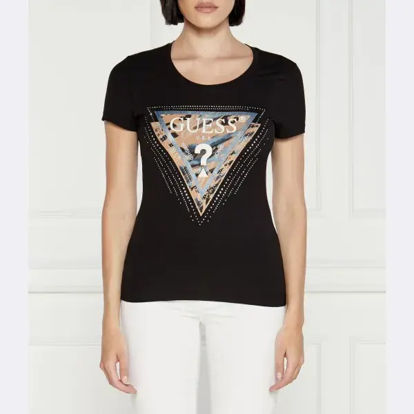 Футболка стандартного кроя с леопардовым принтом Guess, черный
Футболка стандартного кроя с леопардовым принтом Guess, черный