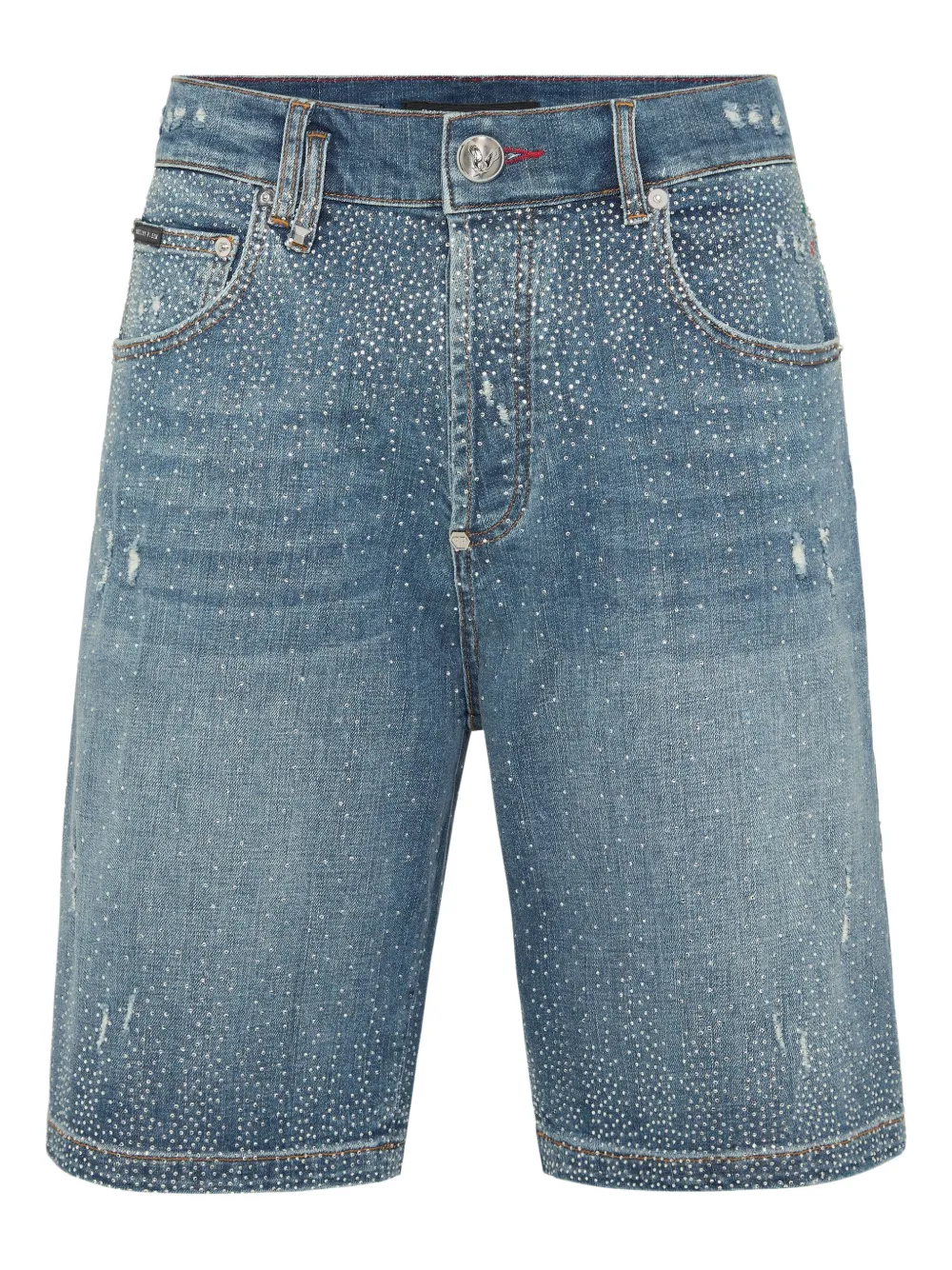 Шорты со стразами Philipp Plein, синий
Шорты со стразами Philipp Plein, синий