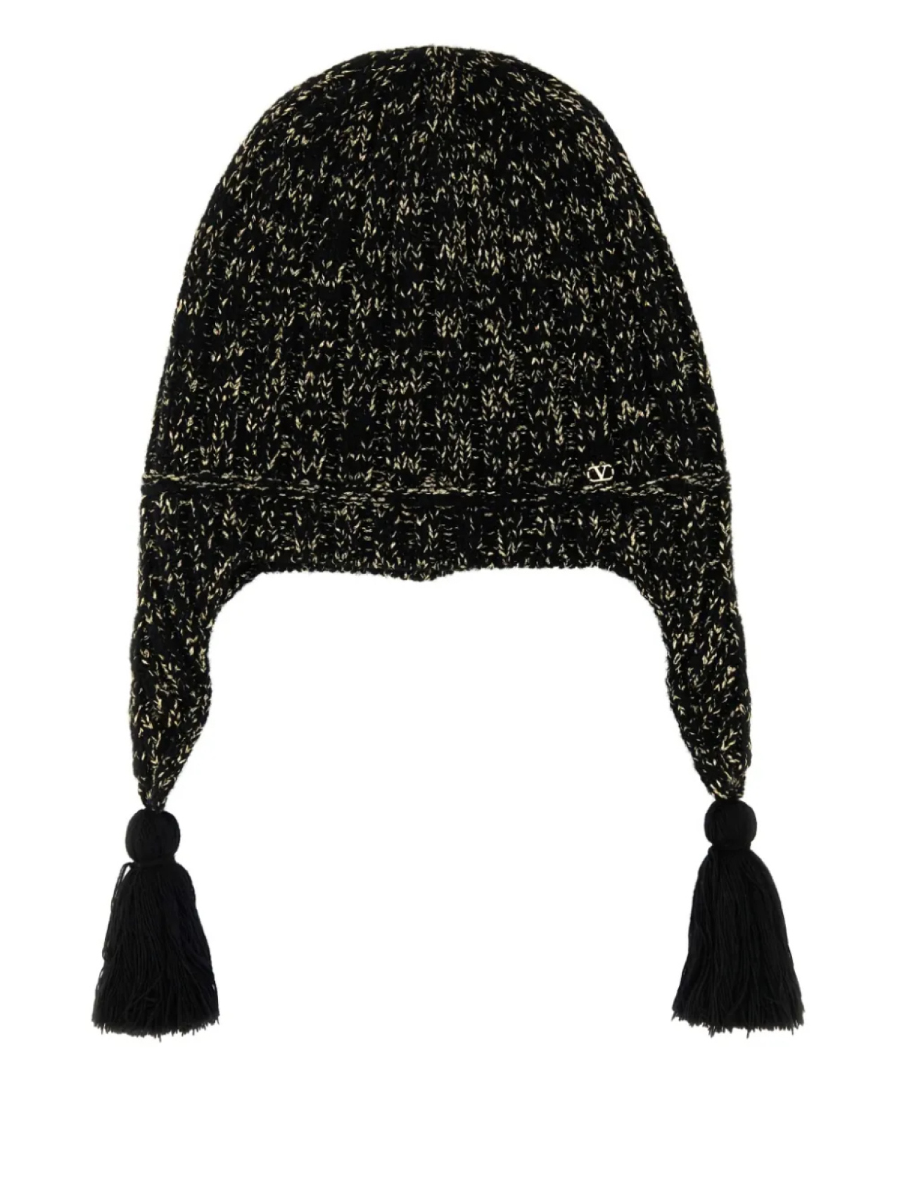 Вязаная шапка с кисточками Valentino Garavani, черный
Вязаная шапка с кисточками Valentino Garavani, черный