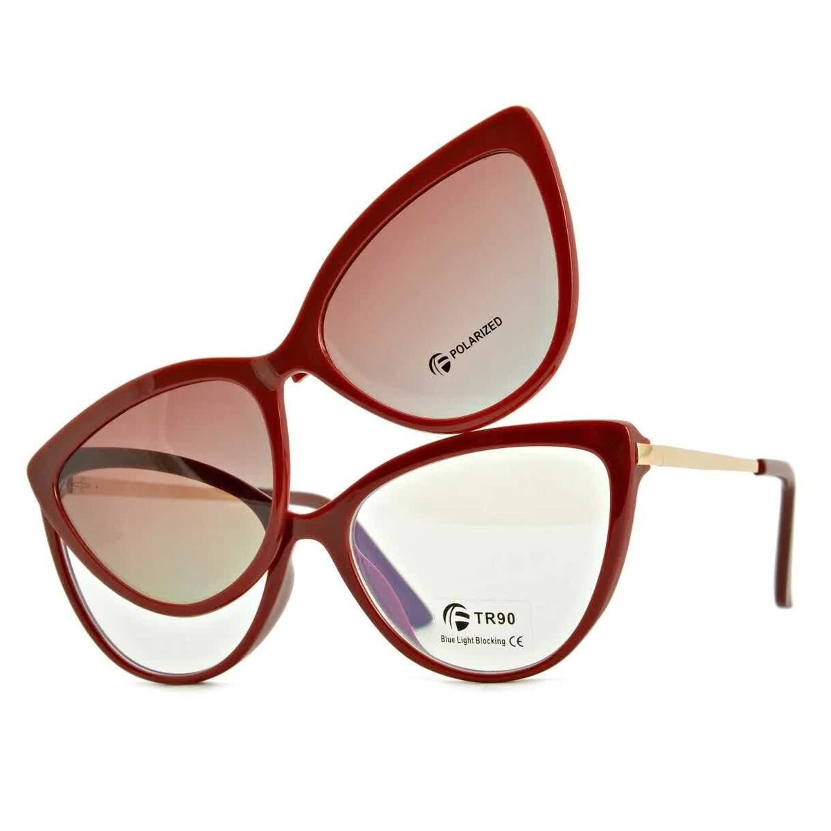 Бордовые женские компьютерные очки «кошачий глаз» с солнцезащитной клипсой 2593-4 Stylion
Бордовые женские компьютерные очки «кошачий глаз» с солнцезащитной клипсой 2593-4 Stylion