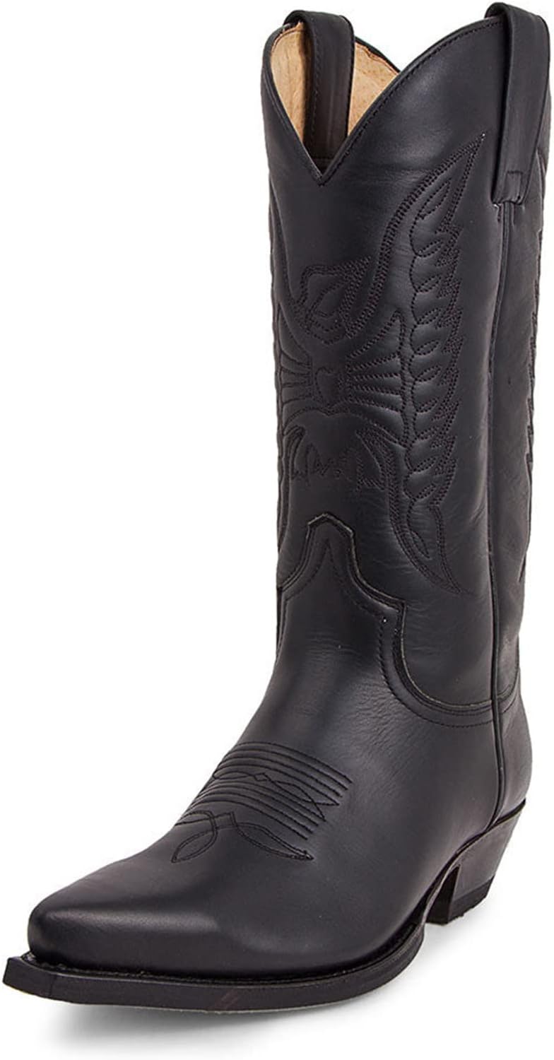 Мужские спортивные вестерн-сапоги VULTRO с заостренным носком и вышивкой, ковбойские сапоги, черный
Мужские спортивные вестерн-сапоги VULTRO с заостренным носком и вышивкой, ковбойские сапоги, черный