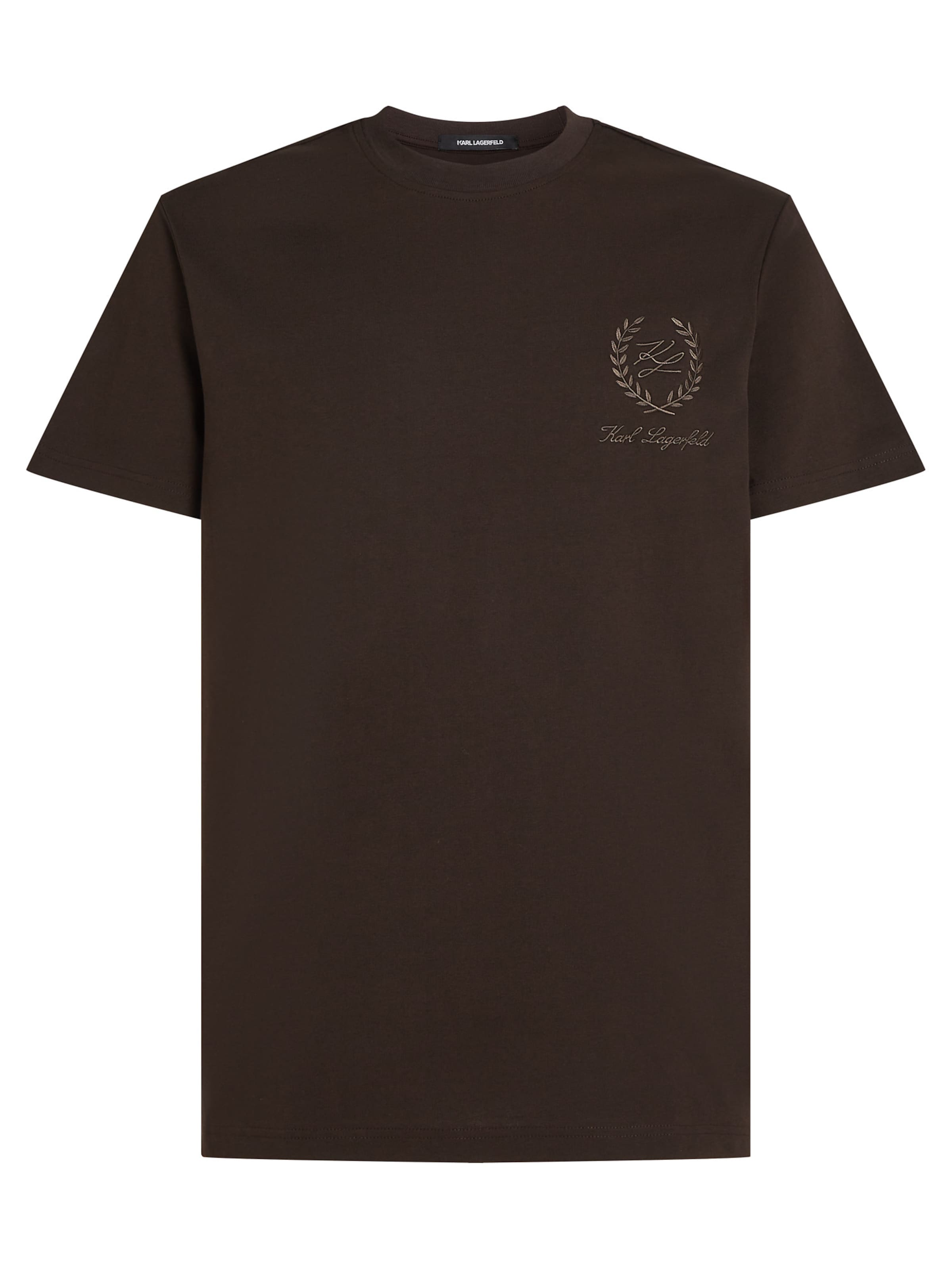 Karl Lagerfeld Футболка в темно-коричневом цвете
Karl Lagerfeld Футболка в темно-коричневом цвете