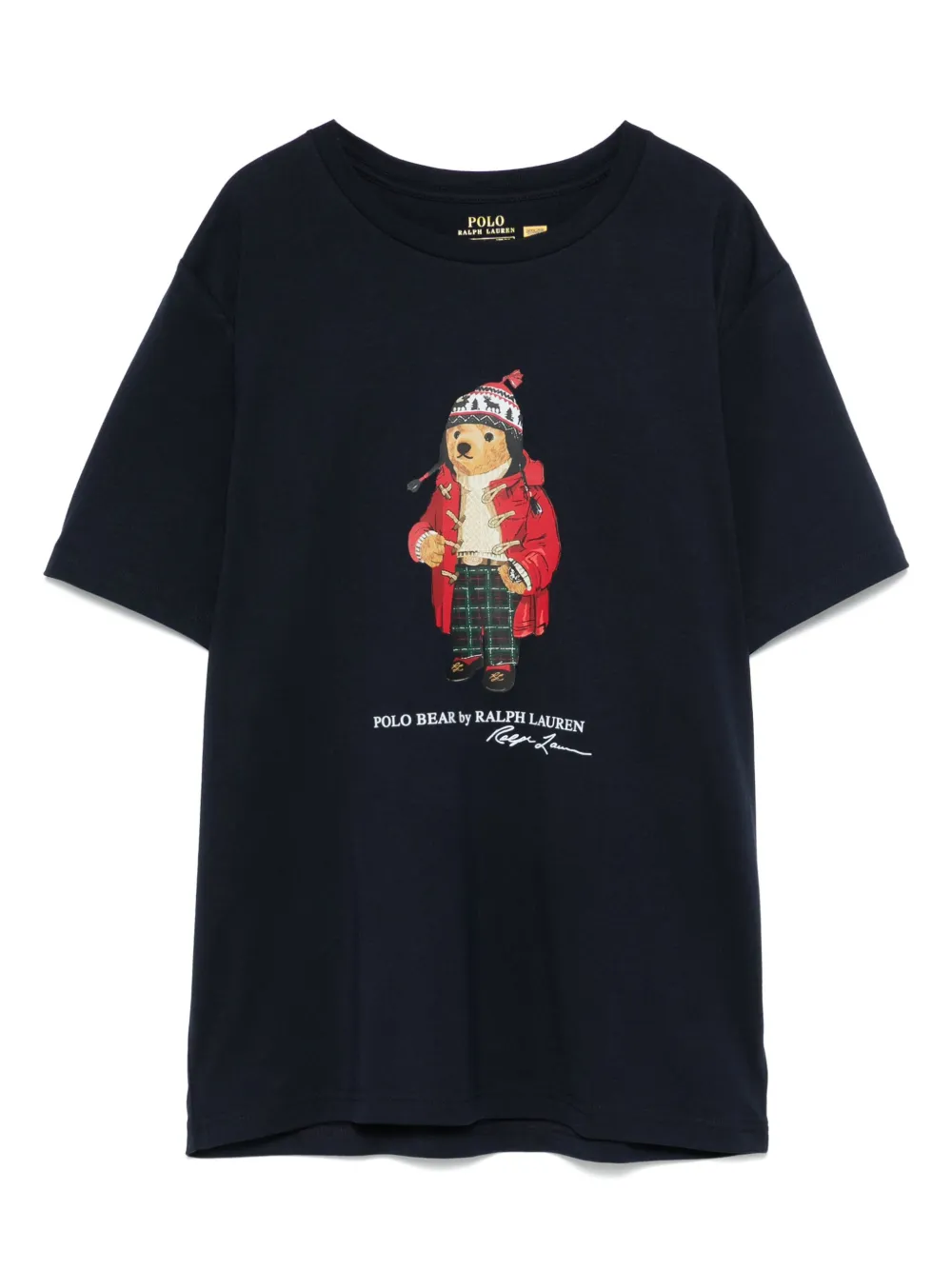 Футболка Polo Bear Polo Ralph Lauren Kids, синий 
Футболка Polo Bear Polo Ralph Lauren Kids, синий