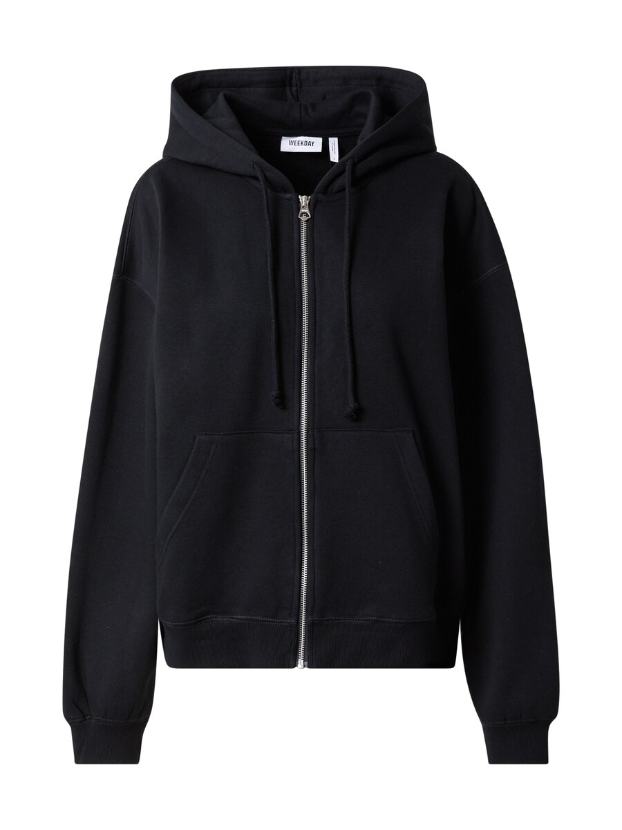Толстовка с капюшоном на молнии WEEKDAY, черный
Толстовка с капюшоном на молнии WEEKDAY, черный