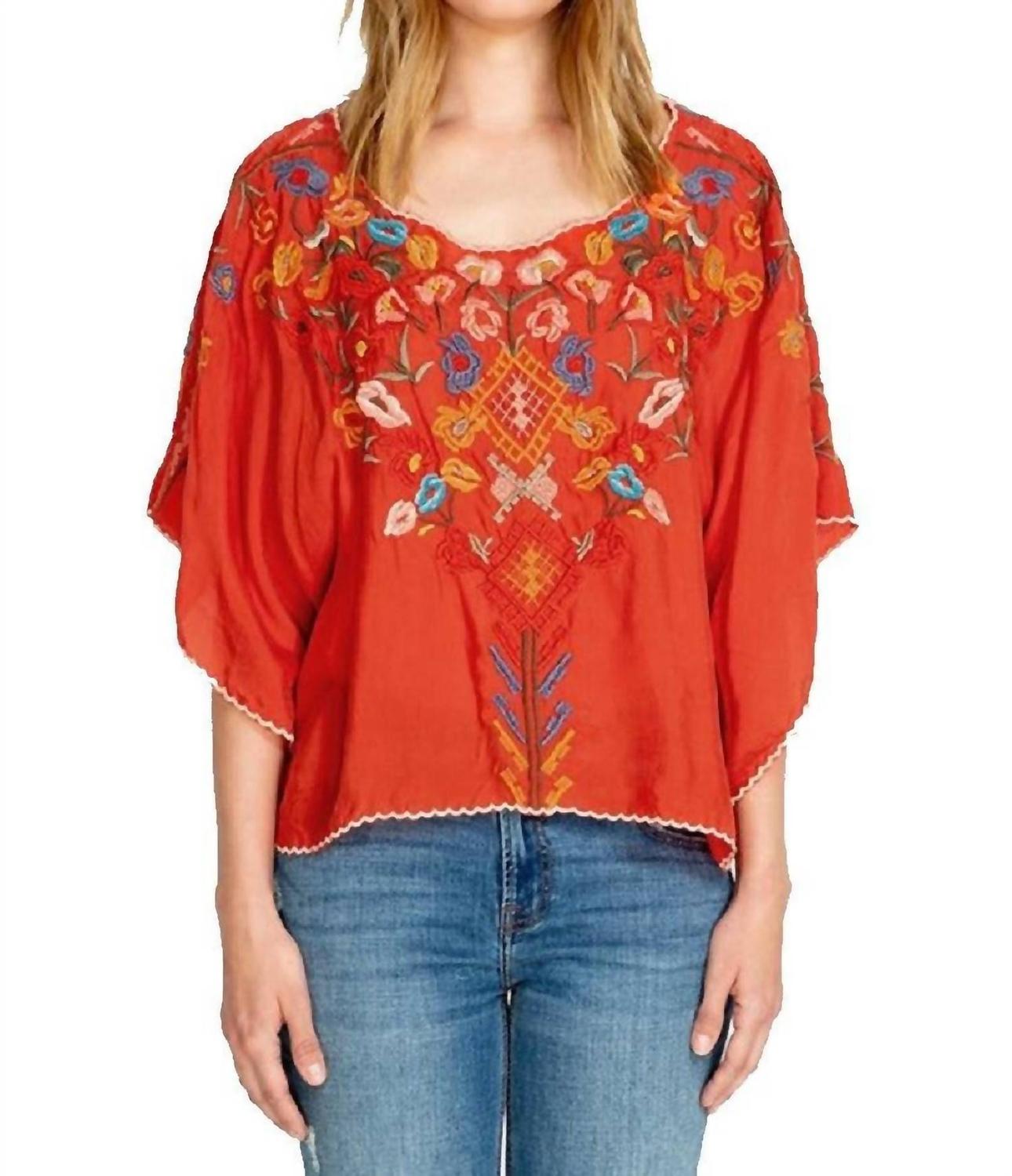 Блуза Lombriga Cupra в цвете Lava Johnny Was
Блуза Lombriga Cupra в цвете Lava Johnny Was