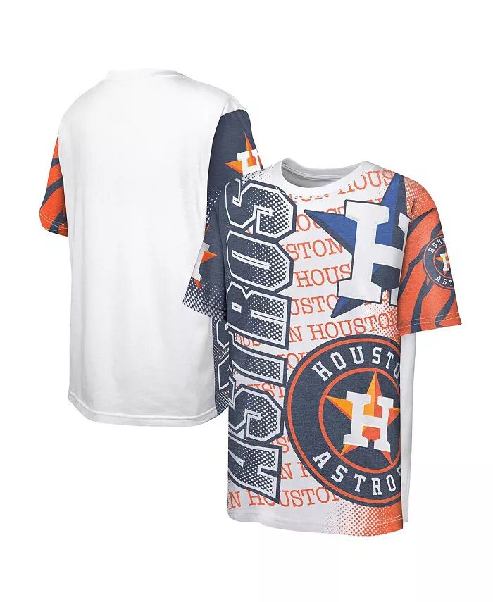 Футболка Big Boys and Girls White Houston Astros Impact Hit Bold Outerstuff
Футболка Big Boys and Girls White Houston Astros Impact Hit Bold Outerstuff