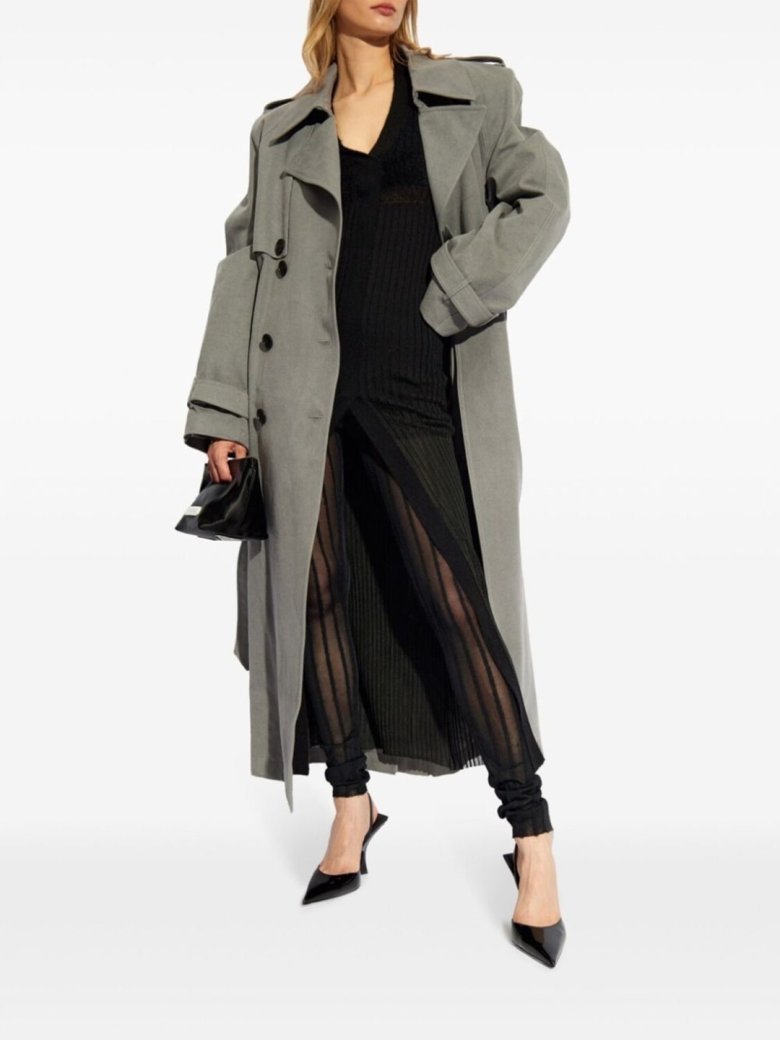 The Attico полупрозрачные полосатые леггинсы, черный
The Attico полупрозрачные полосатые леггинсы, черный