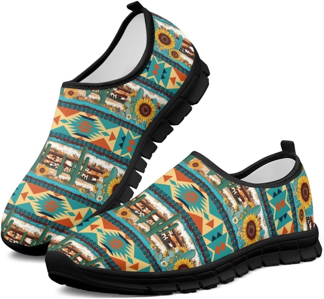 Мужские слипоны Howilath Western Tribal Aztec, повседневная обувь, кроссовки для бега, дышащие, без застежек, Western Aztec Sunflower Cactus
Мужские слипоны Howilath Western Tribal Aztec, повседневная обувь, кроссовки для бега, дышащие, без застежек, Western Aztec Sunflower Cactus