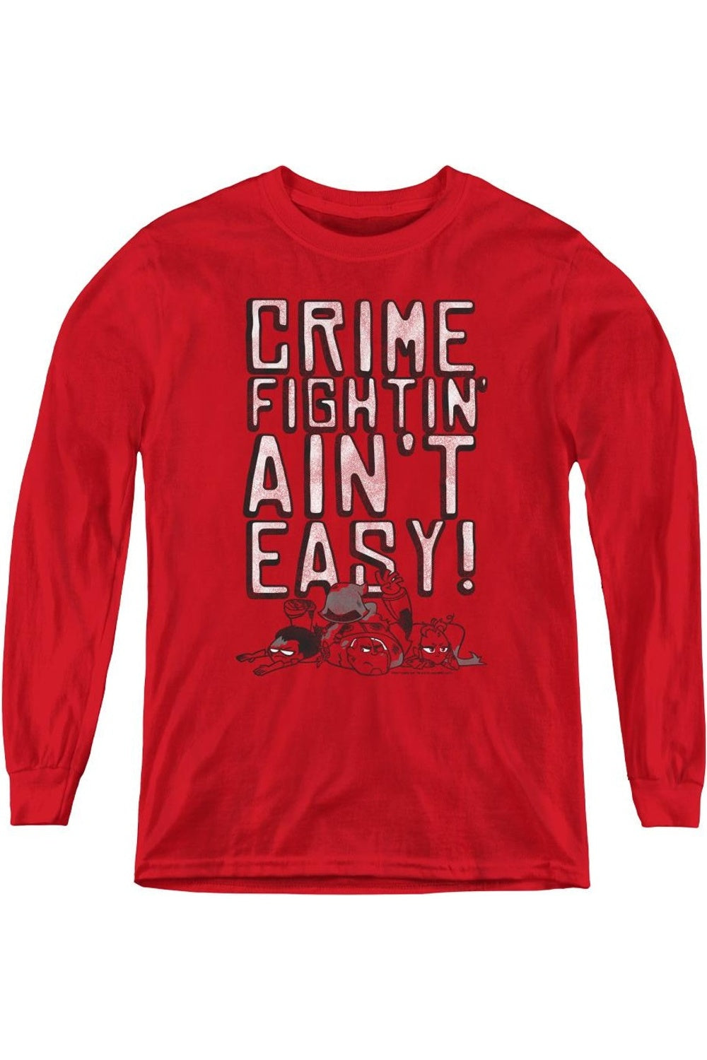 Футболка с длинным рукавом Teen Titans Go "Нелегко быть молодым" Gildan, красный 
Футболка с длинным рукавом Teen Titans Go "Нелегко быть молодым" Gildan, красный