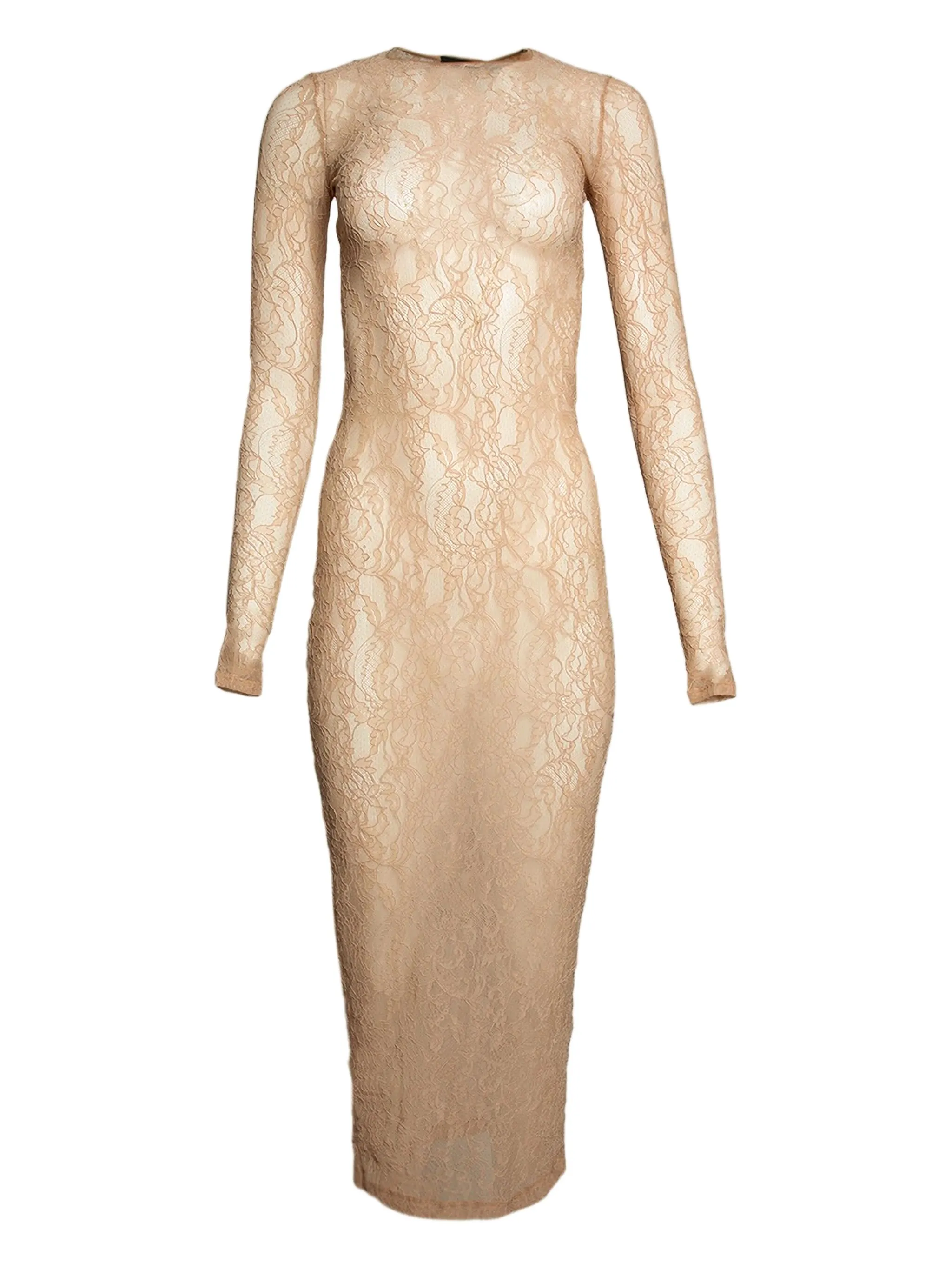 Платье миди с длинными рукавами Wardrobe.Nyc, бежевый
Платье миди с длинными рукавами Wardrobe.Nyc, бежевый