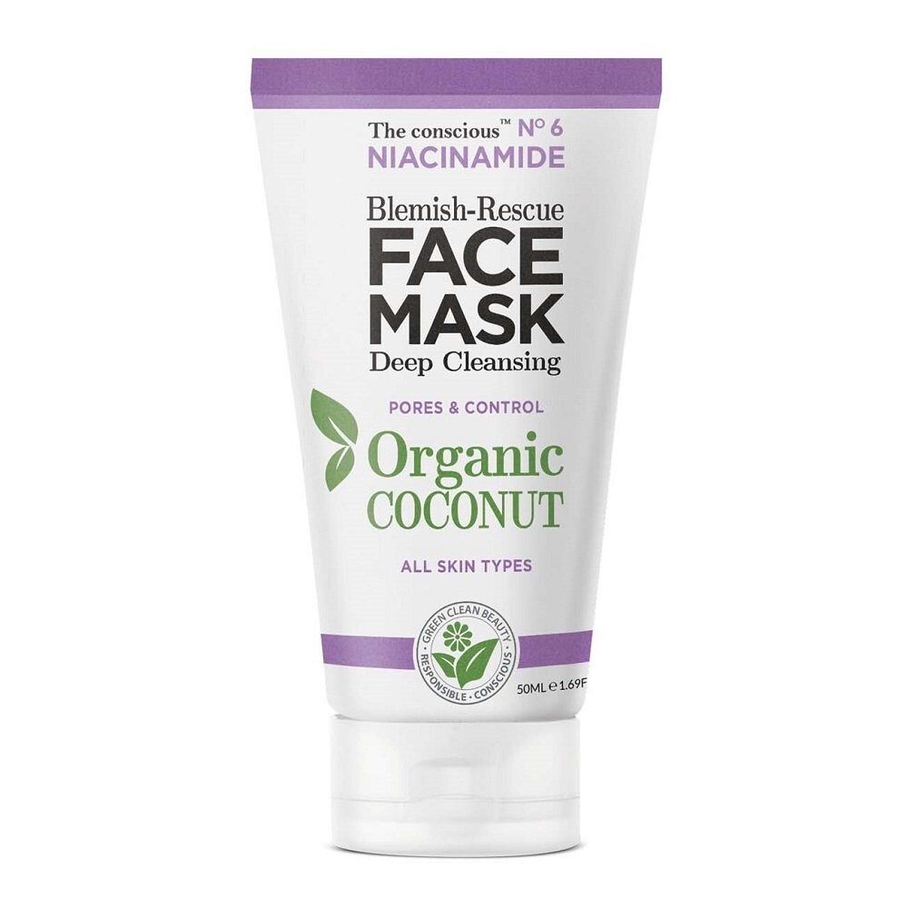 The Conscious Niacinamine, Маска для лица против пятен с органическим кокосом, 50 мл
The Conscious Niacinamine, Маска для лица против пятен с органическим кокосом, 50 мл
