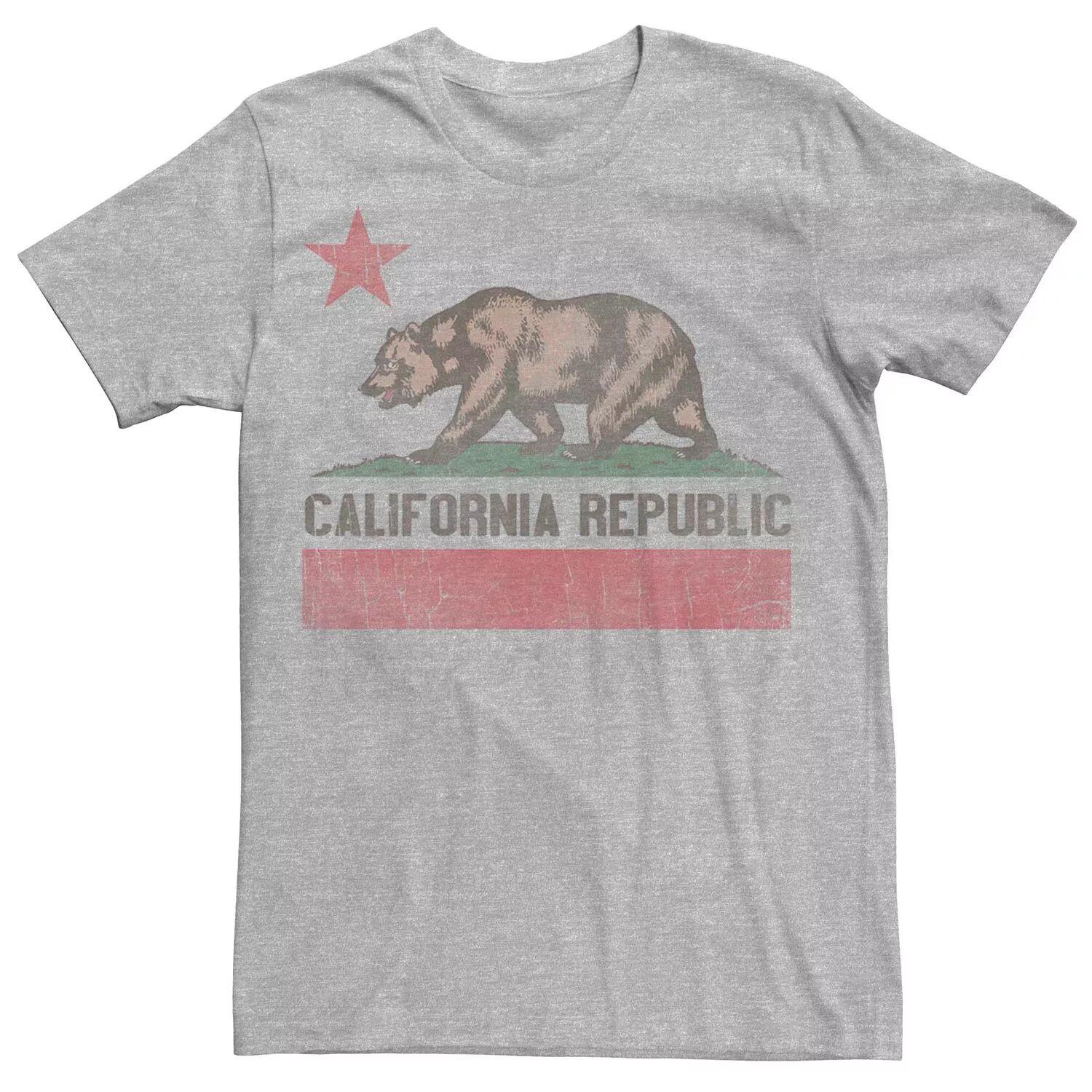 Мужская футболка с винтажным графическим рисунком California Republic Bear Licensed Character
Мужская футболка с винтажным графическим рисунком California Republic Bear Licensed Character