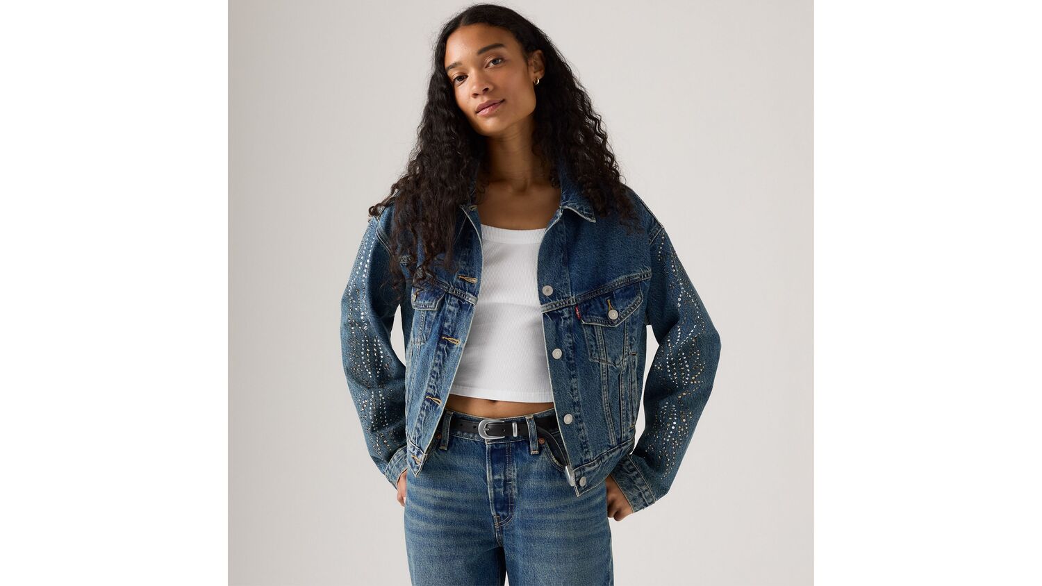 Укороченная куртка дальнобойщика 90-х Levi's, Solargenic - Dark Wash
Укороченная куртка дальнобойщика 90-х Levi's, Solargenic - Dark Wash