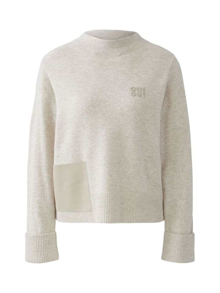 Свитер светло-бежевого меланжевого цвета Oui
Свитер светло-бежевого меланжевого цвета Oui