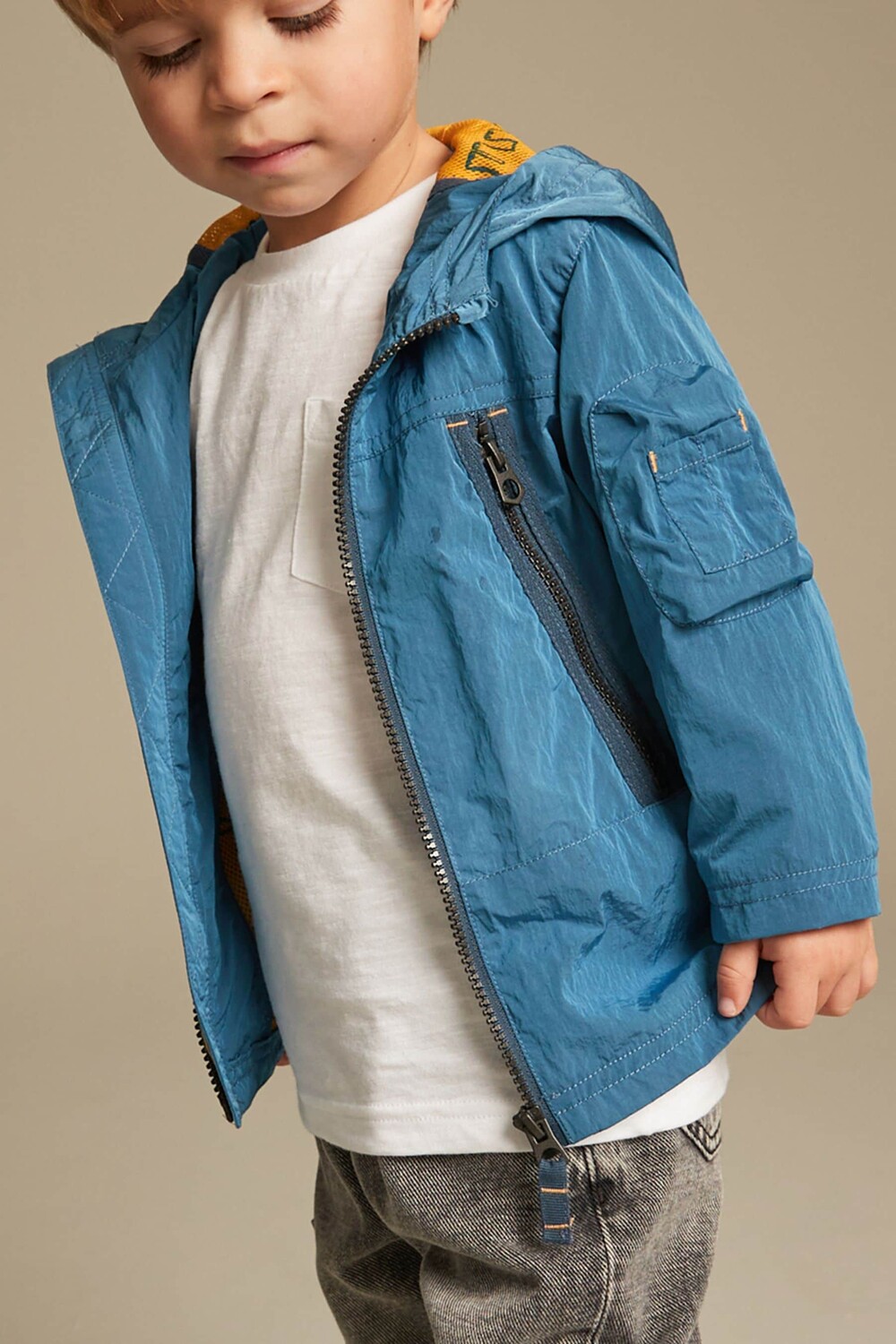 Водонепроницаемый универсальный анорак (от 3 месяцев до 7 лет) Next, синий