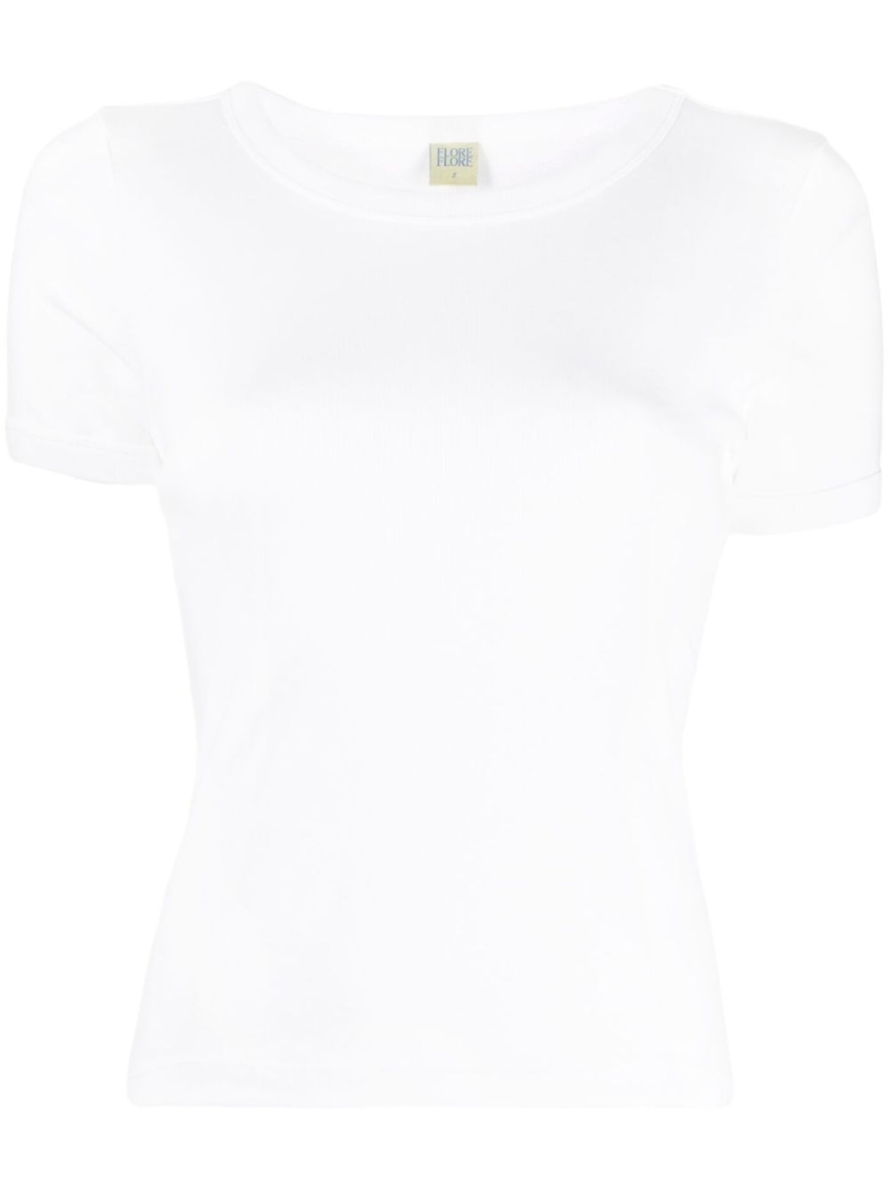FLORE FLORE футболка из органического хлопка, белый 
FLORE FLORE футболка из органического хлопка, белый