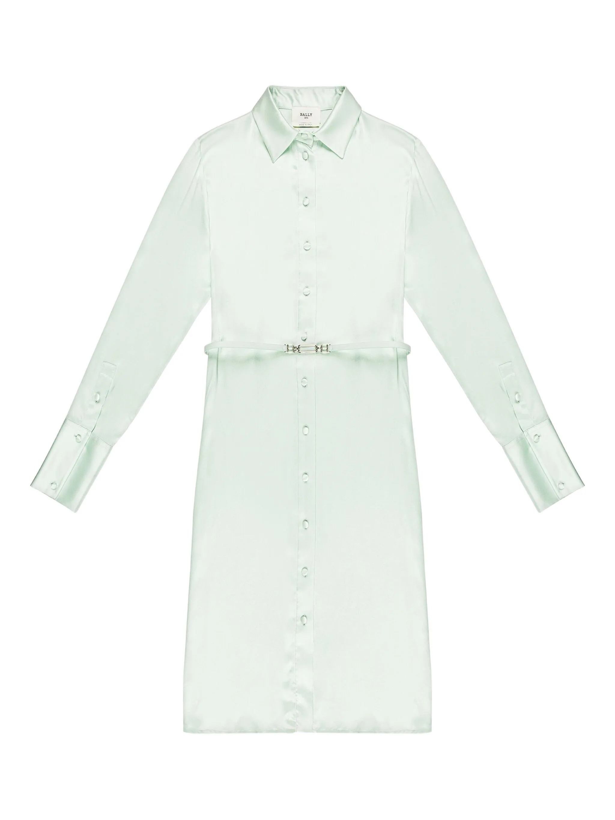 Платье-рубашка миди с поясом Bally, синий
Платье-рубашка миди с поясом Bally, синий