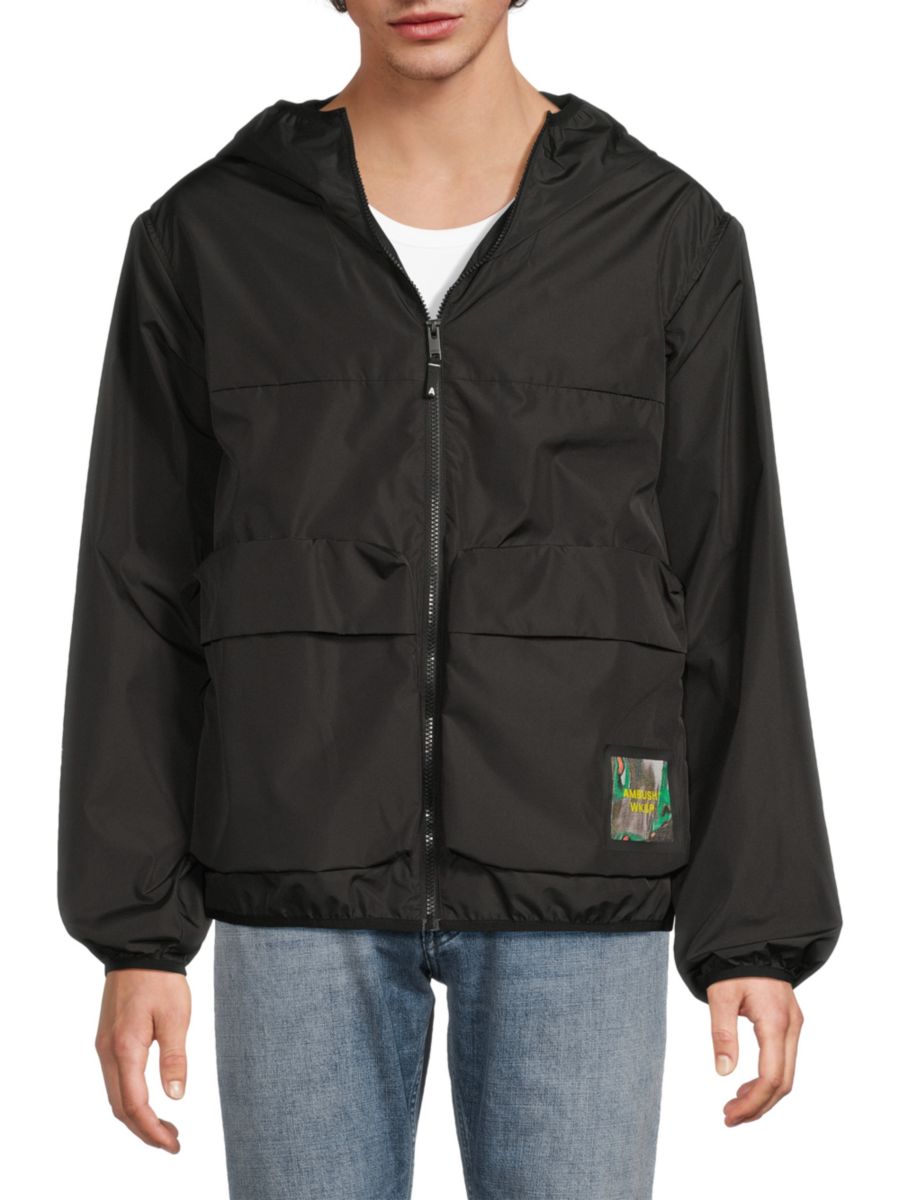 Складная куртка с капюшоном и застежкой-молнией Ambush, черный
Складная куртка с капюшоном и застежкой-молнией Ambush, черный