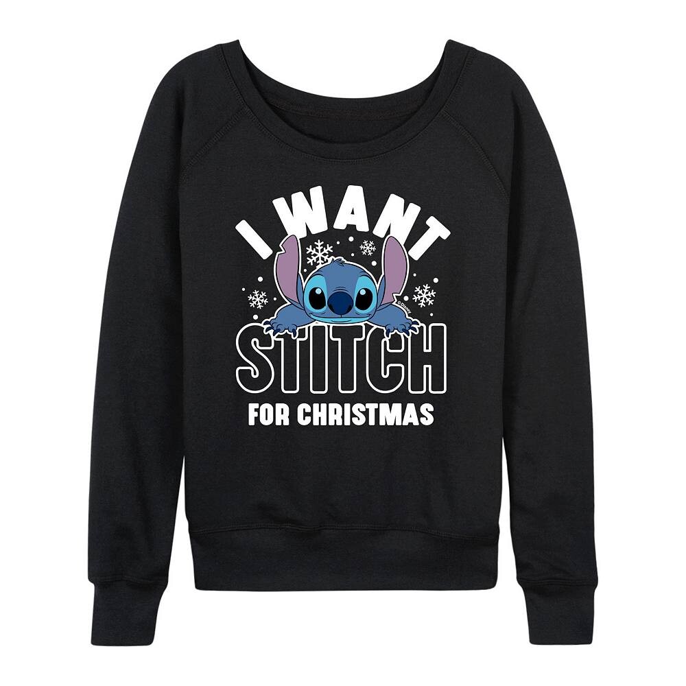 Легкий женский свитшот из френч-терри Disney's Lilo & Stitch A Stitch For Christmas, черный
Легкий женский свитшот из френч-терри Disney's Lilo & Stitch A Stitch For Christmas, черный