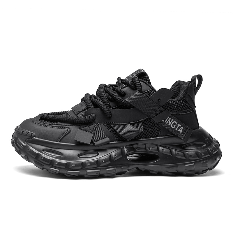 YIVELOVE Антискользящие износостойкие массивные низкие кроссовки мужские серо-черные, цвет Black
YIVELOVE Антискользящие износостойкие массивные низкие кроссовки мужские серо-черные, цвет Black