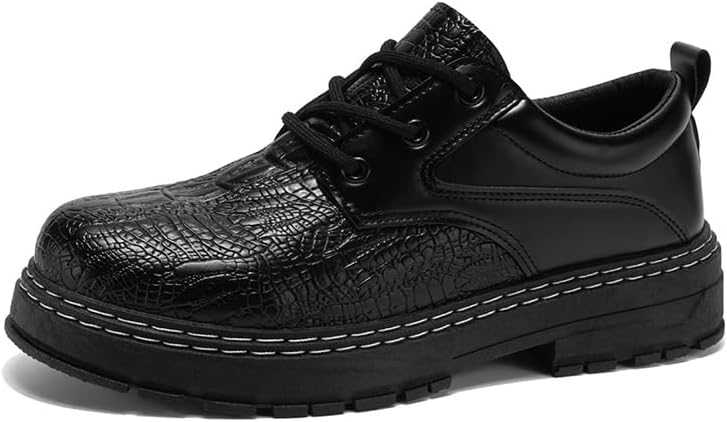 Мужские туфли больших размеров из мягкой кожи на шнуровке - классические повседневные деловые модели, сочетающие комфорт с профессиональным стилем Hoalox, черный
Мужские туфли больших размеров из мягкой кожи на шнуровке - классические повседневные деловые модели, сочетающие комфорт с профессиональным стилем Hoalox, черный