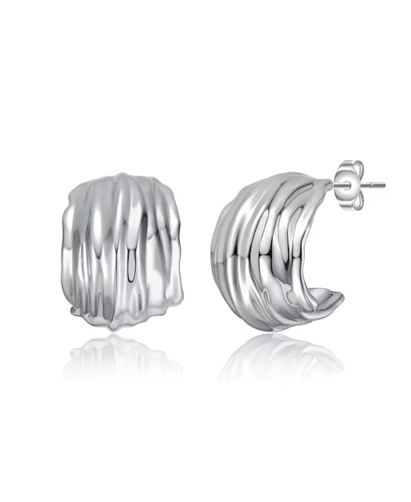 Массивные серьги-кольца в стиле «корзинка» из белого золота или 14-каратного золота Rachel Glauber, silver
Массивные серьги-кольца в стиле «корзинка» из белого золота или 14-каратного золота Rachel Glauber, silver