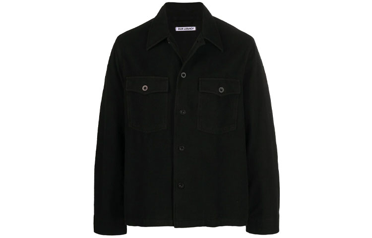 OUR LEGACY Рубашка-куртка на пуговицах, Black
OUR LEGACY Рубашка-куртка на пуговицах, Black
