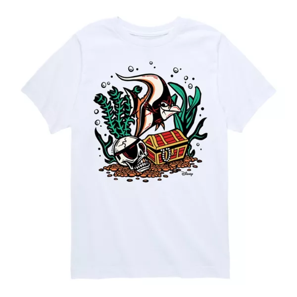 Футболка с изображением сундука с сокровищами «В поисках Немо» для мальчиков 8–20 лет Disney, белый
Футболка с изображением сундука с сокровищами «В поисках Немо» для мальчиков 8–20 лет Disney, белый