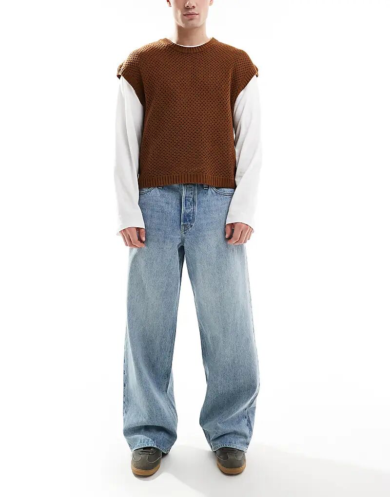 Джинсы Dave wide fit светло-голубого цвета Jack & Jones
Джинсы Dave wide fit светло-голубого цвета Jack & Jones