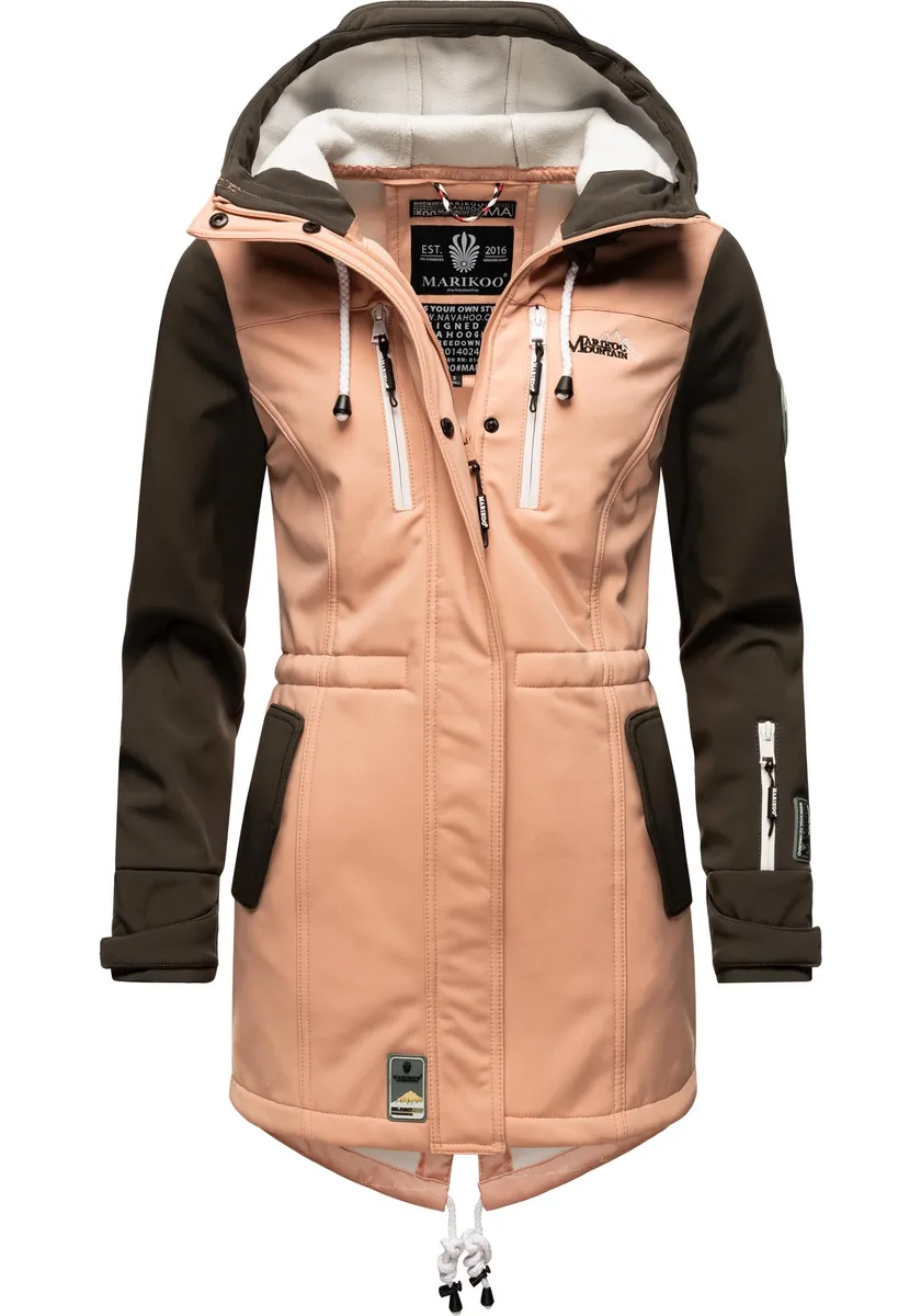 Функциональное пальто Marikoo "Zimtzicke", спортивная парка из софтшелла с капюшоном, цвет Lachs
Функциональное пальто Marikoo "Zimtzicke", спортивная парка из софтшелла с капюшоном, цвет Lachs