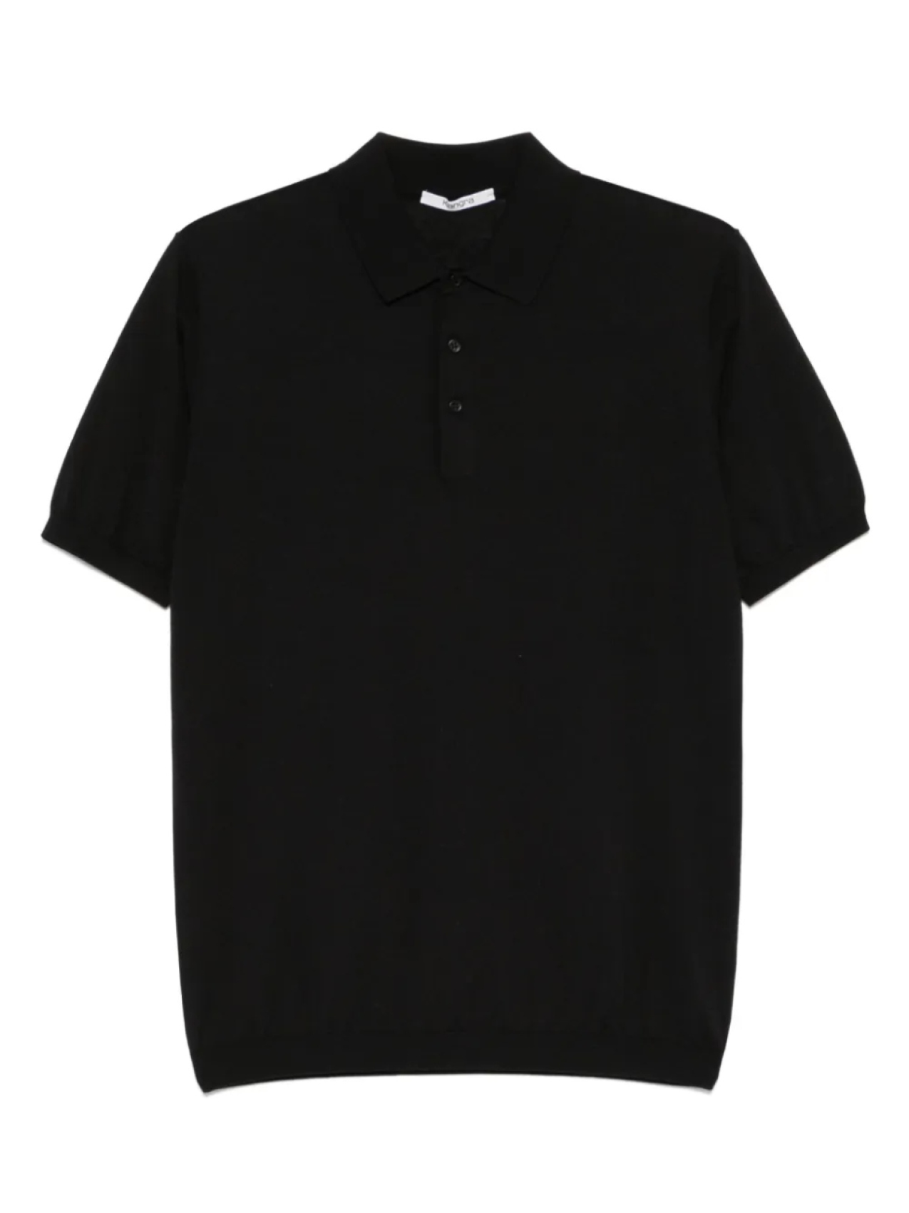 Рубашка поло тонкой вязки Kangra, черный 
Рубашка поло тонкой вязки Kangra, черный