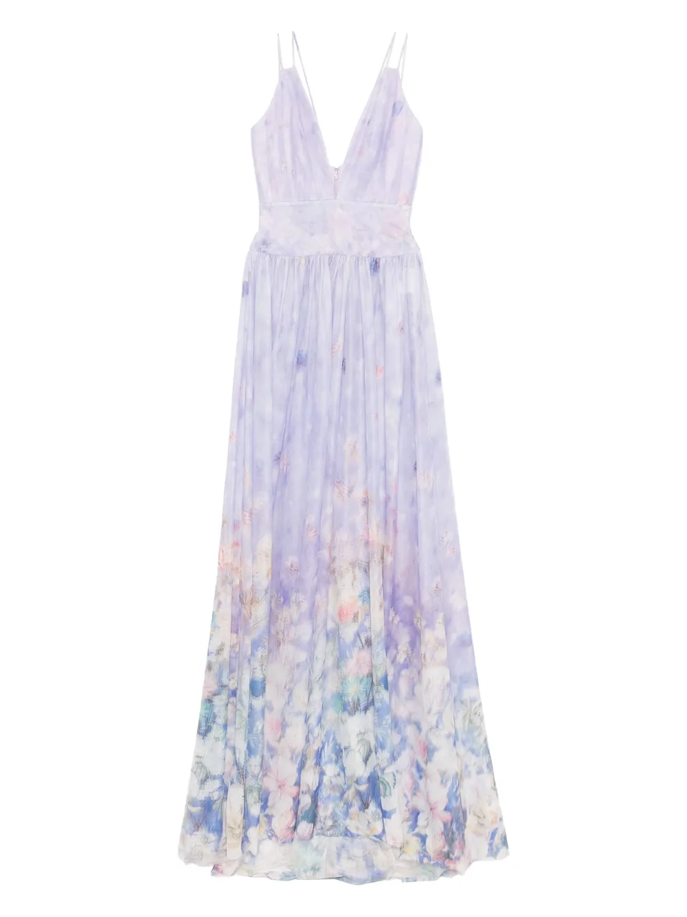 Длинное платье с цветочным принтом Saiid Kobeisy, фиолетовый
Длинное платье с цветочным принтом Saiid Kobeisy, фиолетовый