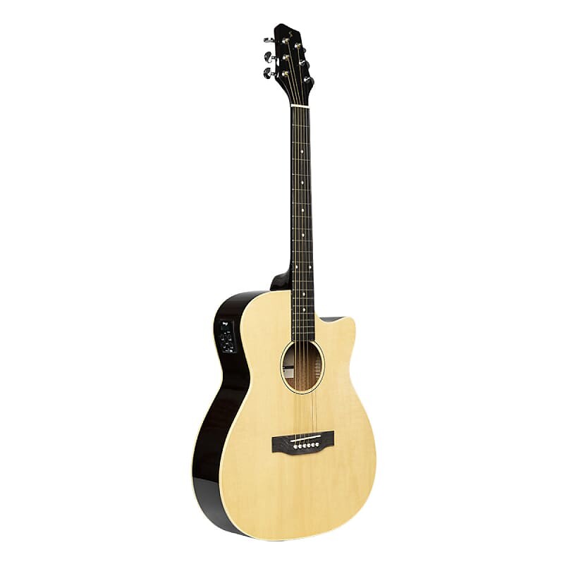 Акустическая гитара Stagg SA35 ACE-N Auditorium Cutaway Basswood Top Catalpa Neck 6-String Acoustic-Electric Guitar
Акустическая гитара Stagg SA35 ACE-N Auditorium Cutaway Basswood Top Catalpa Neck 6-String Acoustic-Electric Guitar