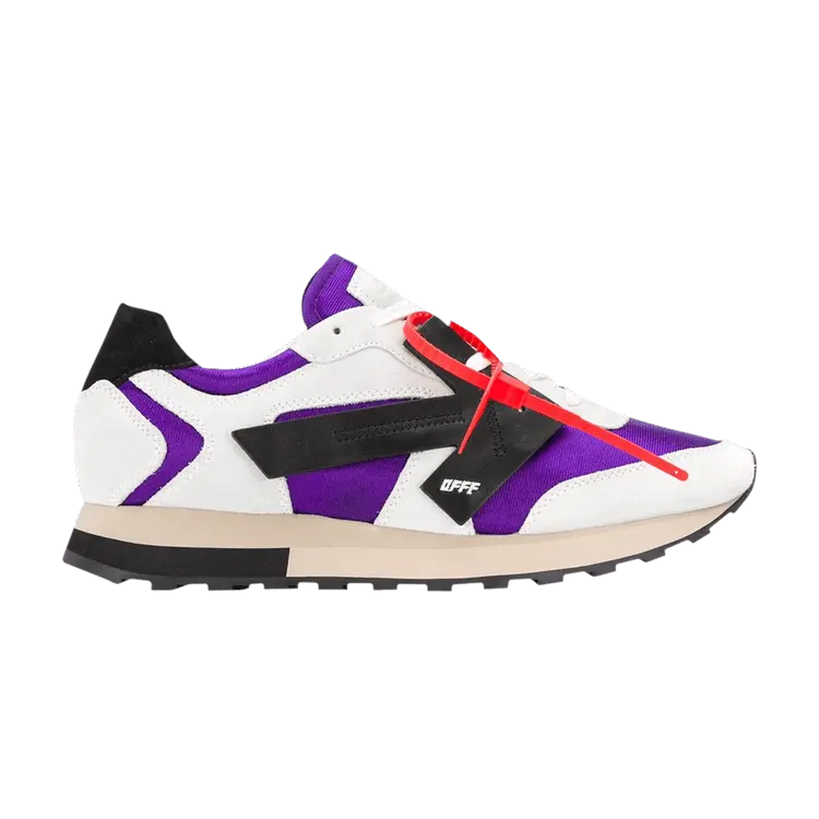 Кроссовки Off-White HG Runner Low 'Purple White', фиолетовый 
Кроссовки Off-White HG Runner Low 'Purple White', фиолетовый