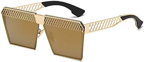 Большие солнцезащитные очки для женщин и мужчин в стиле ретро, для вождения автомобиля, защита от ультрафиолета UV400, металлические солнцезащитные очки MTZJH, Gold
Большие солнцезащитные очки для женщин и мужчин в стиле ретро, для вождения автомобиля, защита от ультрафиолета UV400, металлические солнцезащитные очки MTZJH, Gold