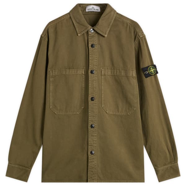 Верхняя рубашка с эффектом старины Stone Island, Military Green
Верхняя рубашка с эффектом старины Stone Island, Military Green