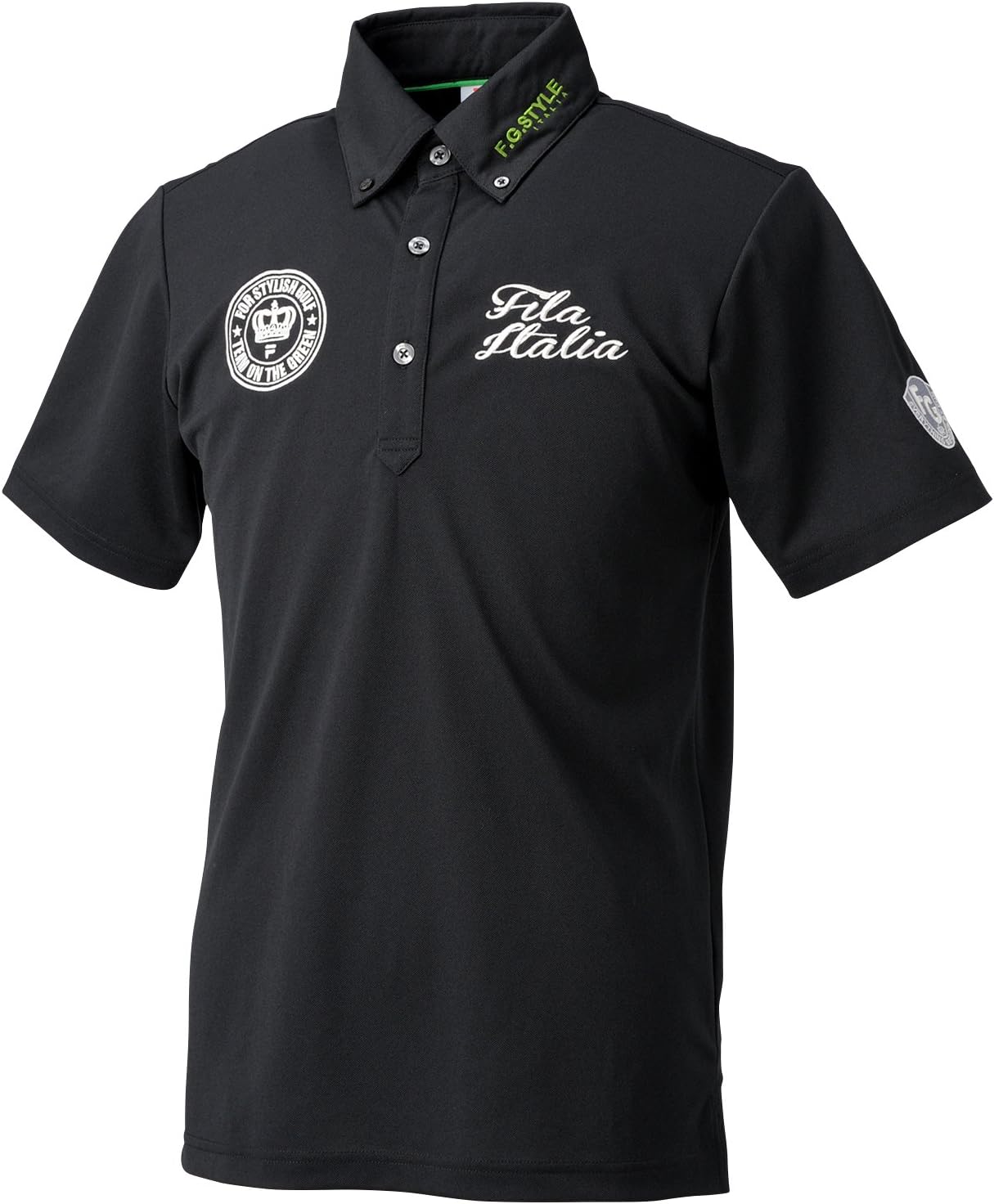 Мужская рубашка для гольфа FILA 745627, черный
Мужская рубашка для гольфа FILA 745627, черный