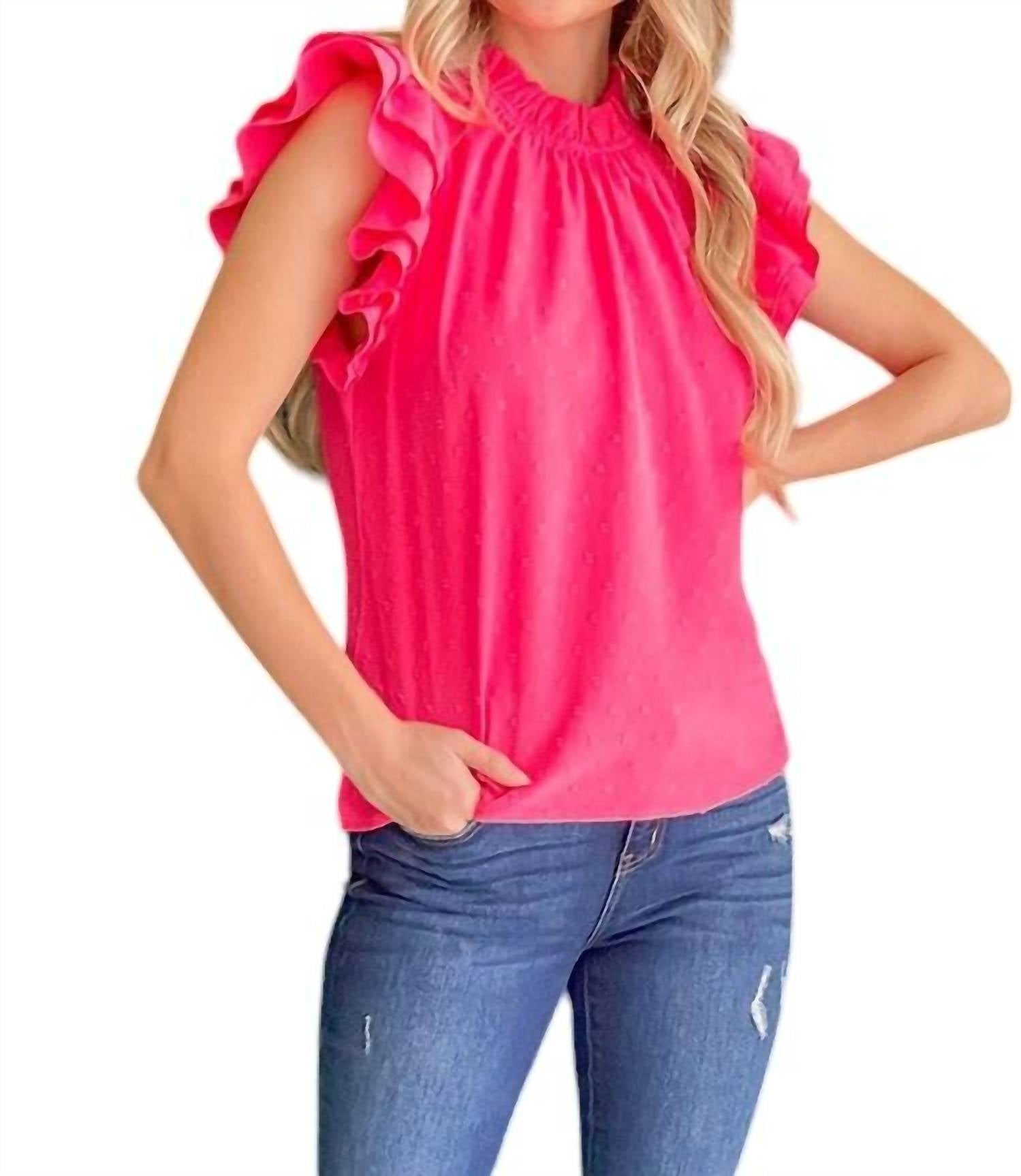 Блузка женская And The Why, фуксия 
Блузка женская And The Why, фуксия