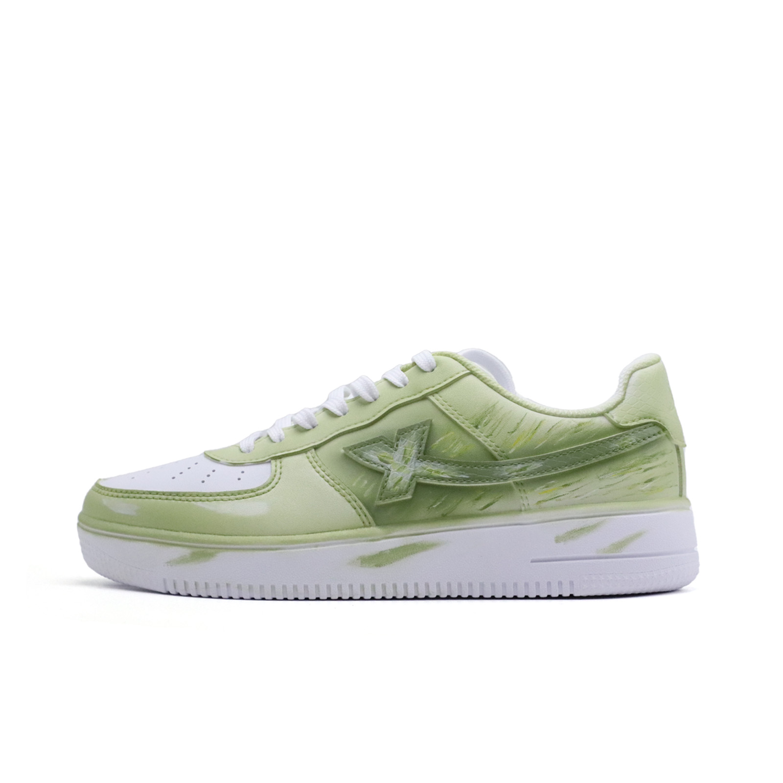 XTEP Air Force One нескользящие и устойчивые к истиранию кроссовки для скейтбординга низкие унисекс матча грин, цвет Matcha Green
XTEP Air Force One нескользящие и устойчивые к истиранию кроссовки для скейтбординга низкие унисекс матча грин, цвет Matcha Green