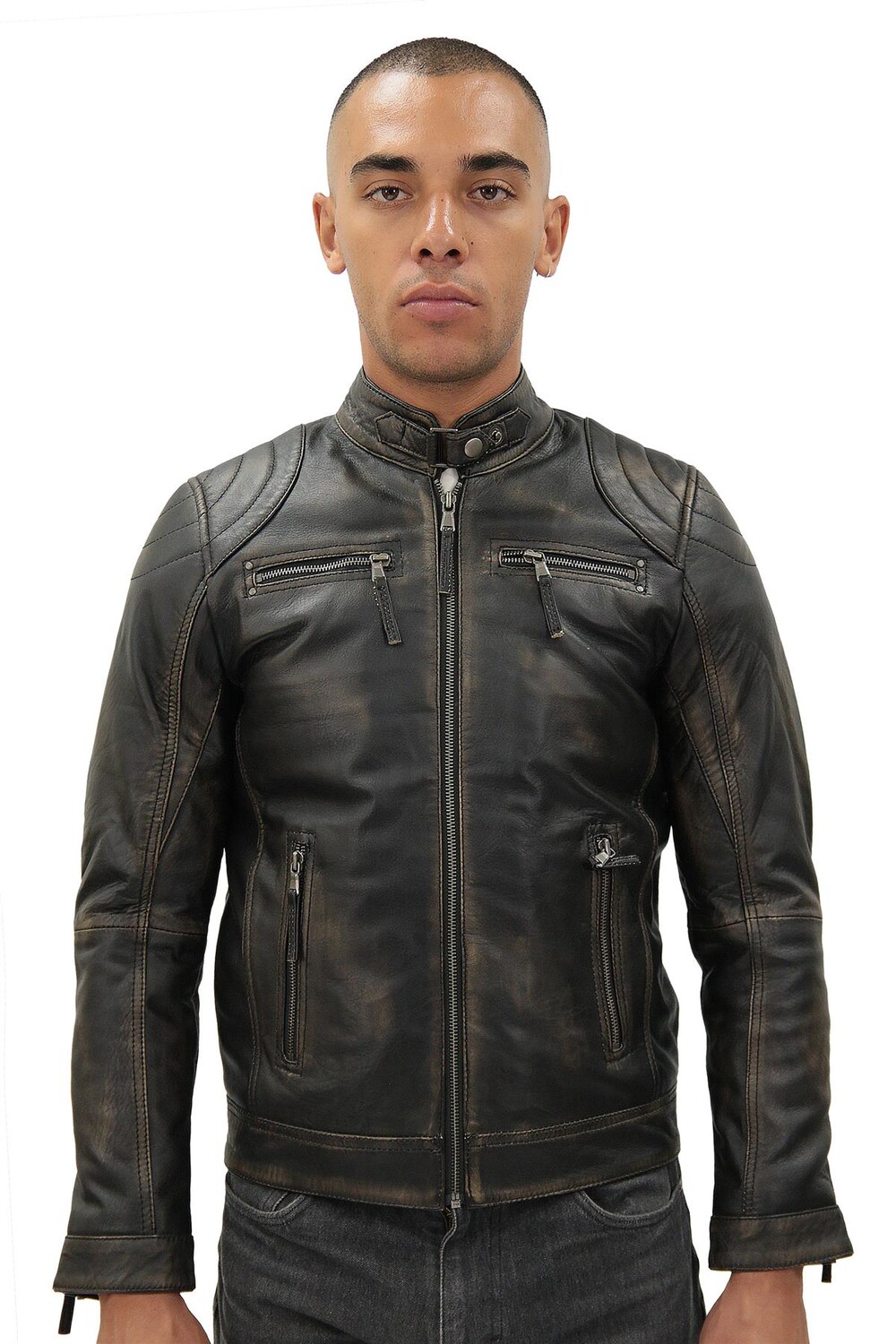 Мотоциклетная кожаная байкерская куртка тайвань Infinity Leather, черный
Мотоциклетная кожаная байкерская куртка тайвань Infinity Leather, черный