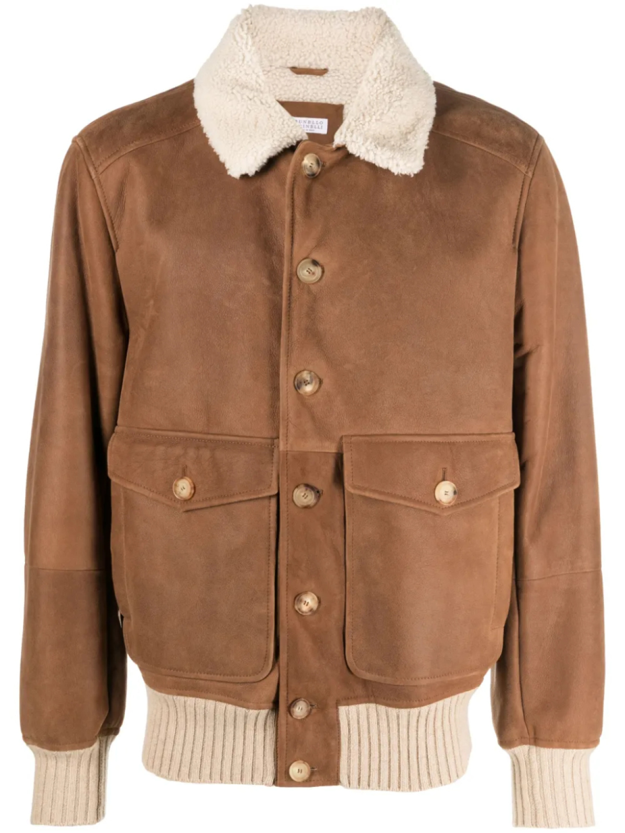 Brunello Cucinelli кожаная куртка на пуговицах, коричневый
Brunello Cucinelli кожаная куртка на пуговицах, коричневый