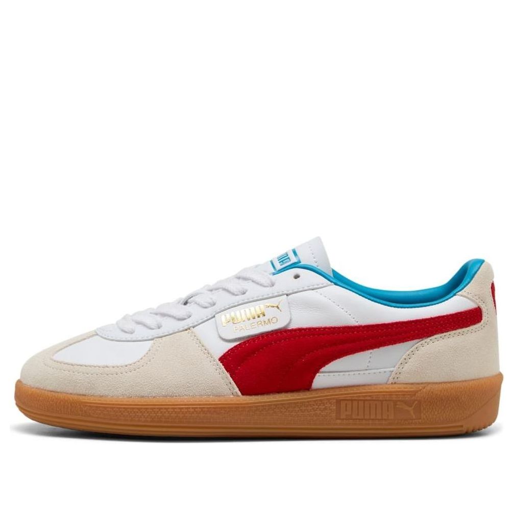 Кроссовки Puma Palermo Leather 'Puma White For All Time Red'
Кроссовки Puma Palermo Leather 'Puma White For All Time Red'