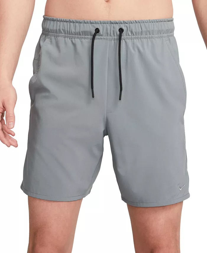 Мужские шорты Unlimited Dri-FIT без подкладки универсальные 7" Nike, серый
Мужские шорты Unlimited Dri-FIT без подкладки универсальные 7" Nike, серый