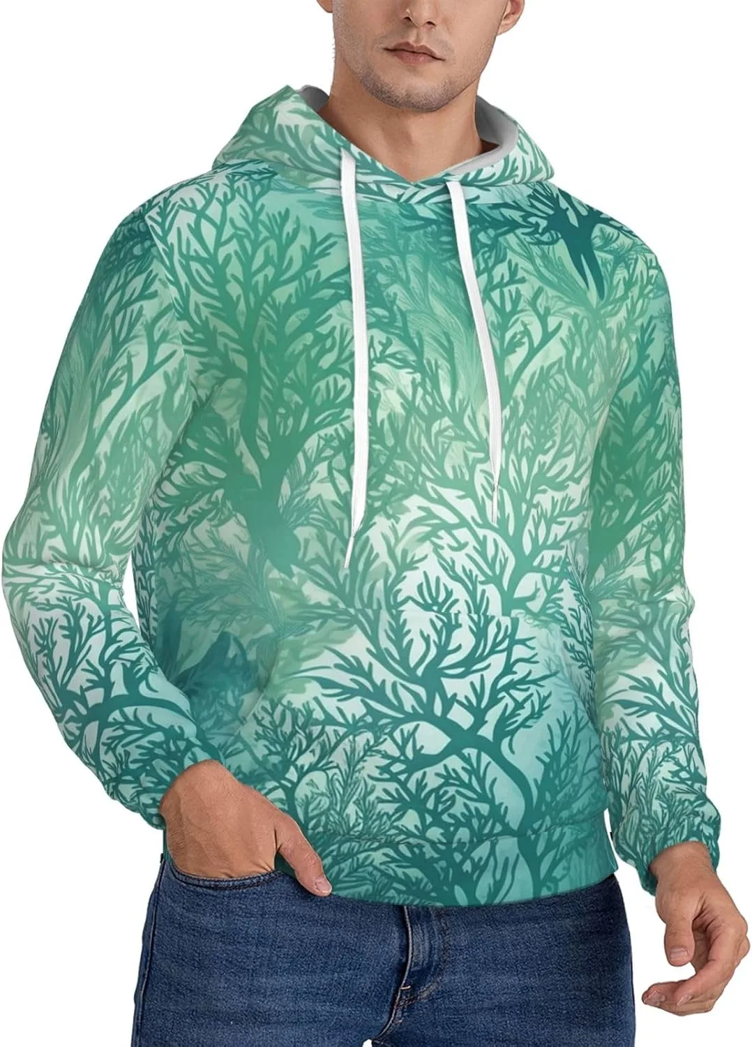 Мужская флисовая толстовка с капюшоном, зеленая Sea Blue Seaweed KKLWEGU
Мужская флисовая толстовка с капюшоном, зеленая Sea Blue Seaweed KKLWEGU